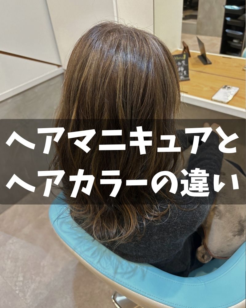 ヘアマニキュアとヘアカラーの違い｜どちらで白髪を染めれば良い？