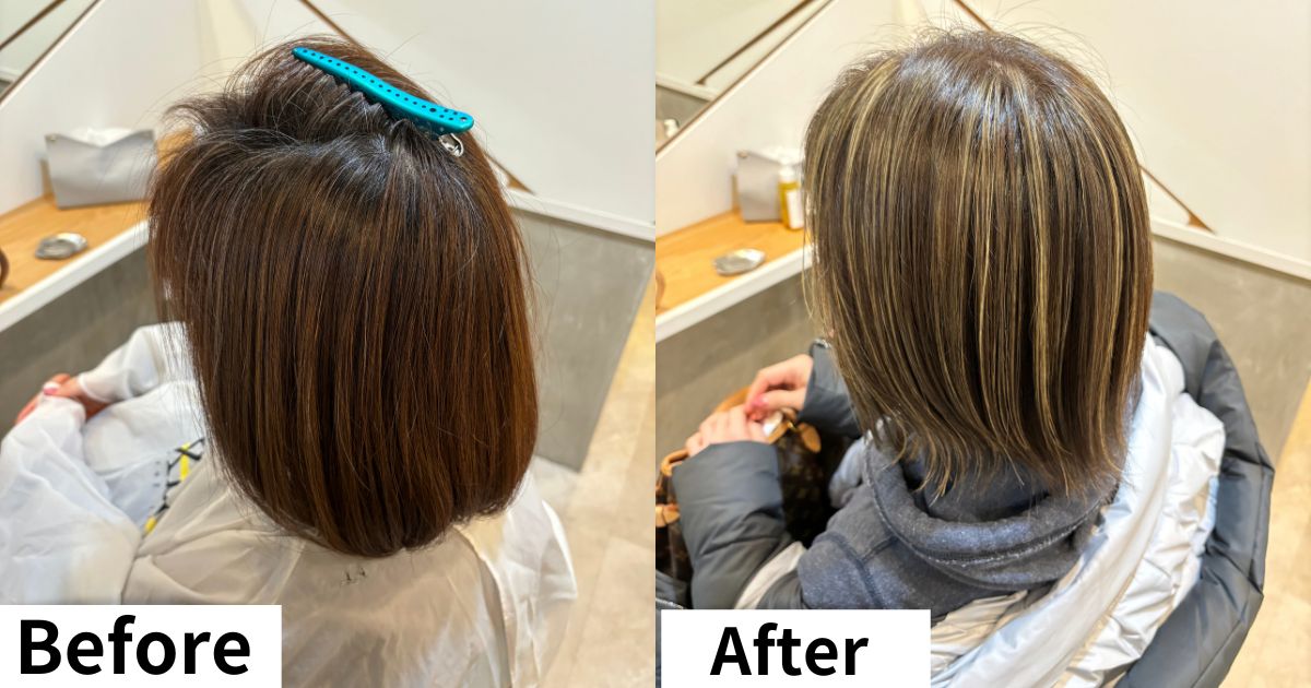 白髪ぼかし 1年やると