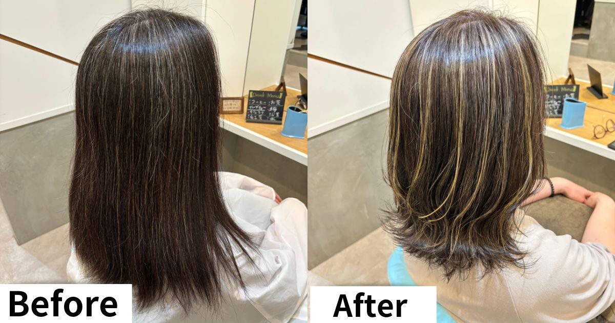 白髪ぼかし 1年やると