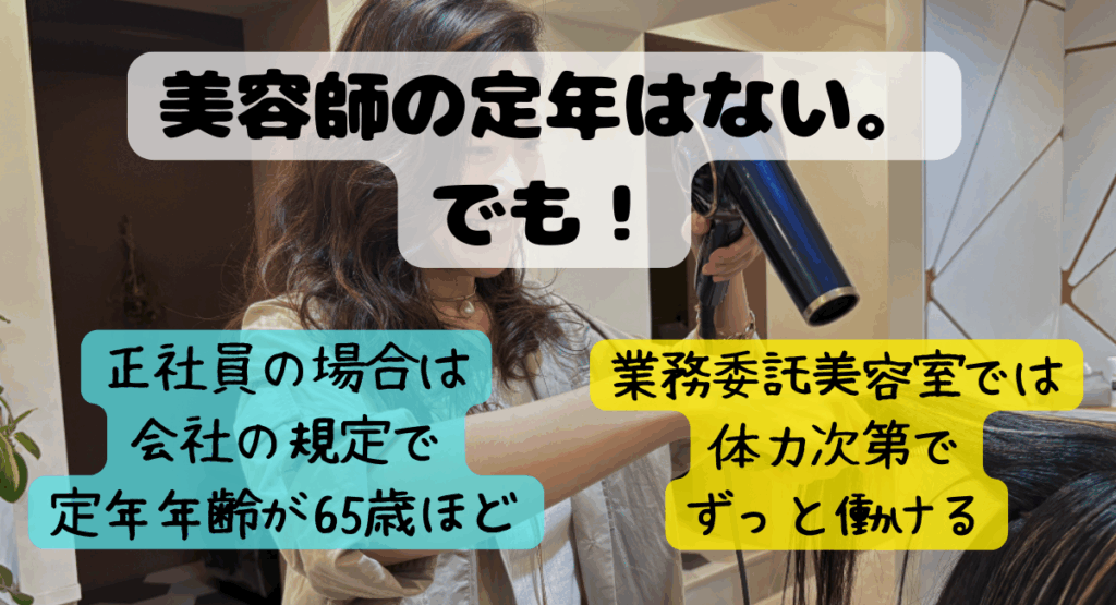 美容師　定年