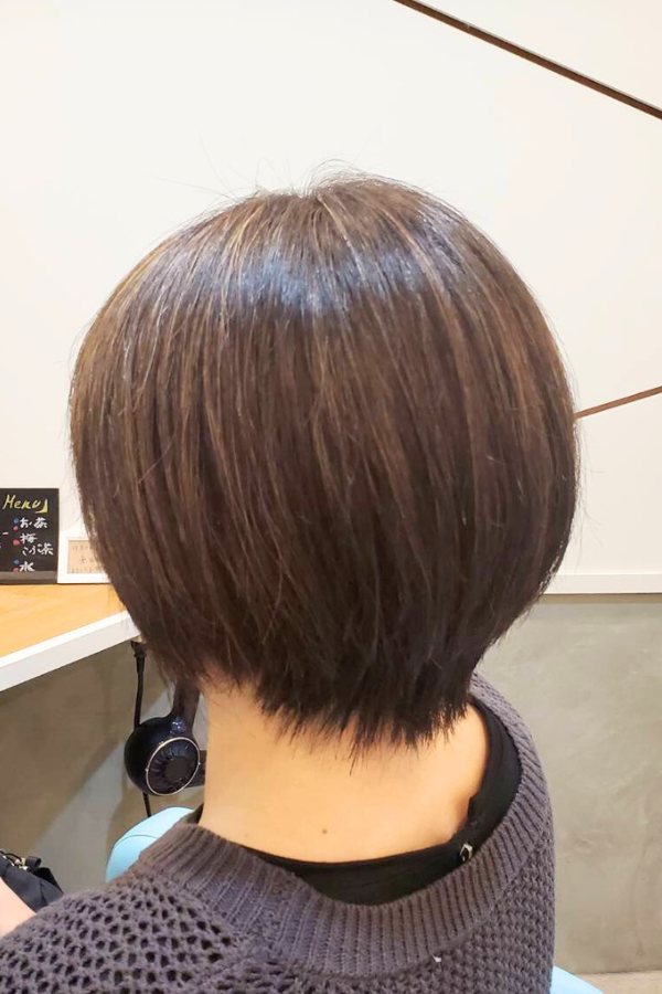 白髪ぼかしハイライト
