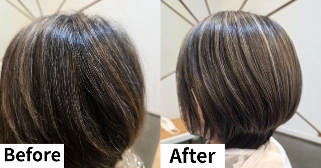 白髪ぼかし　三鷹