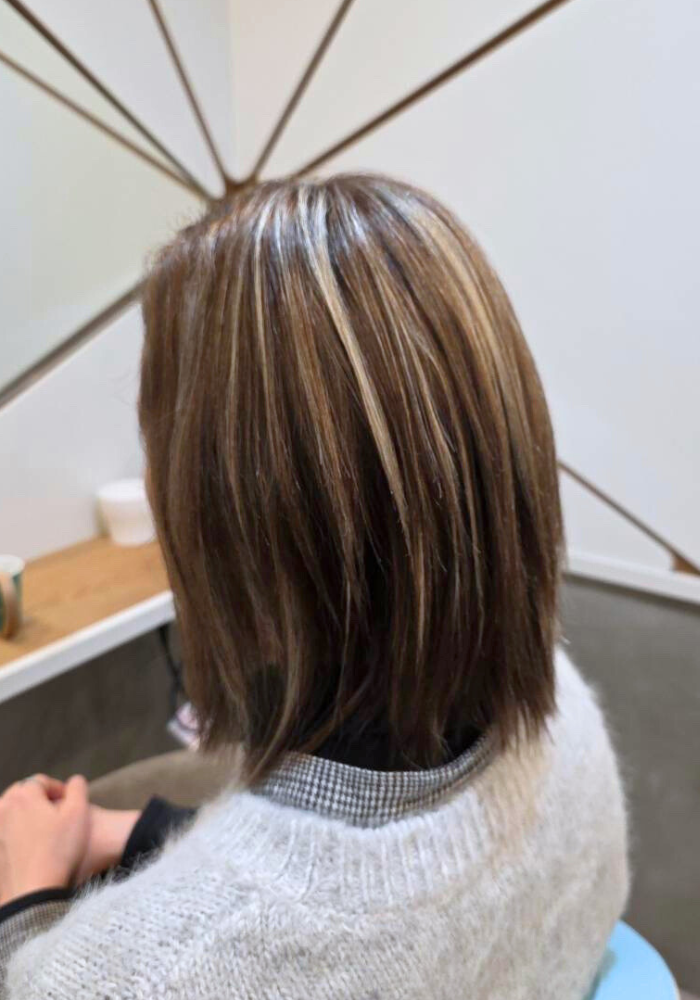 白髪ぼかし　三鷹