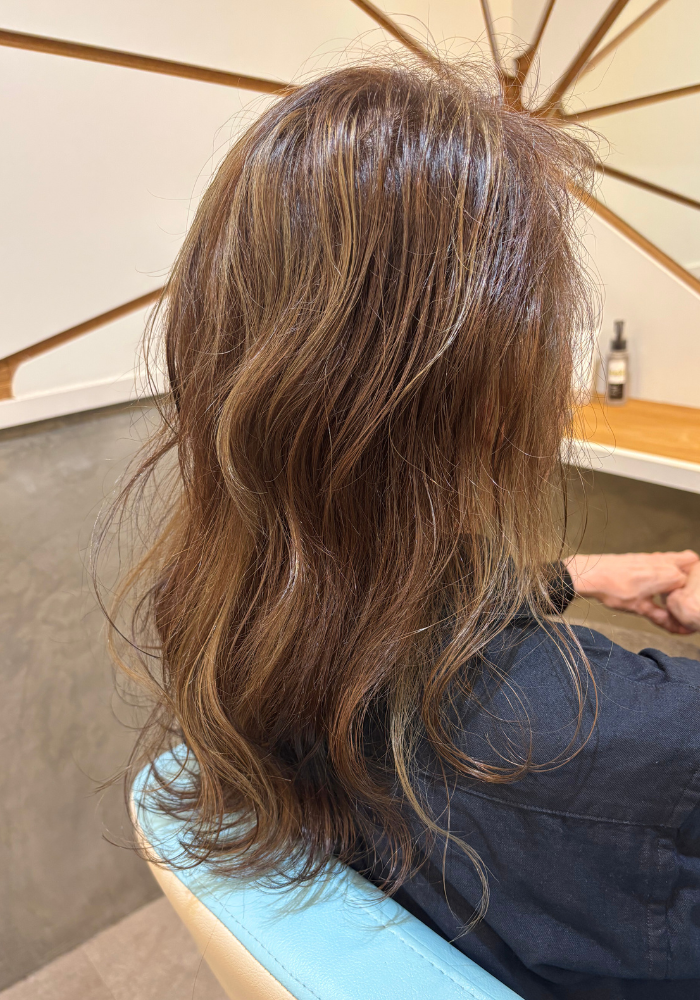 白髪ぼかし　三鷹