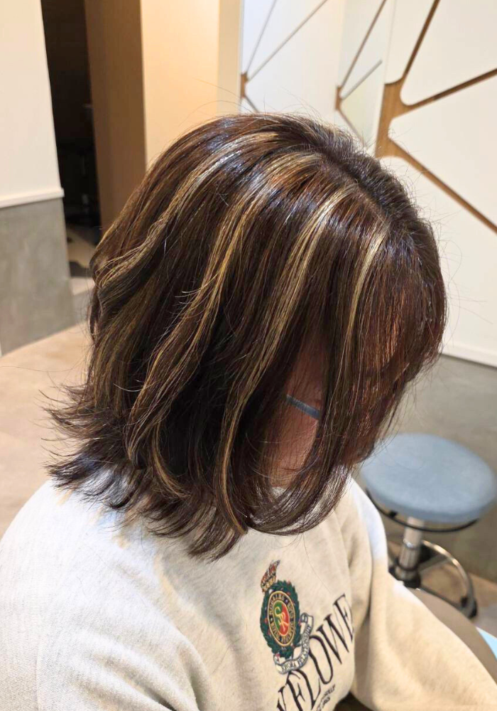 白髪ぼかし　三鷹