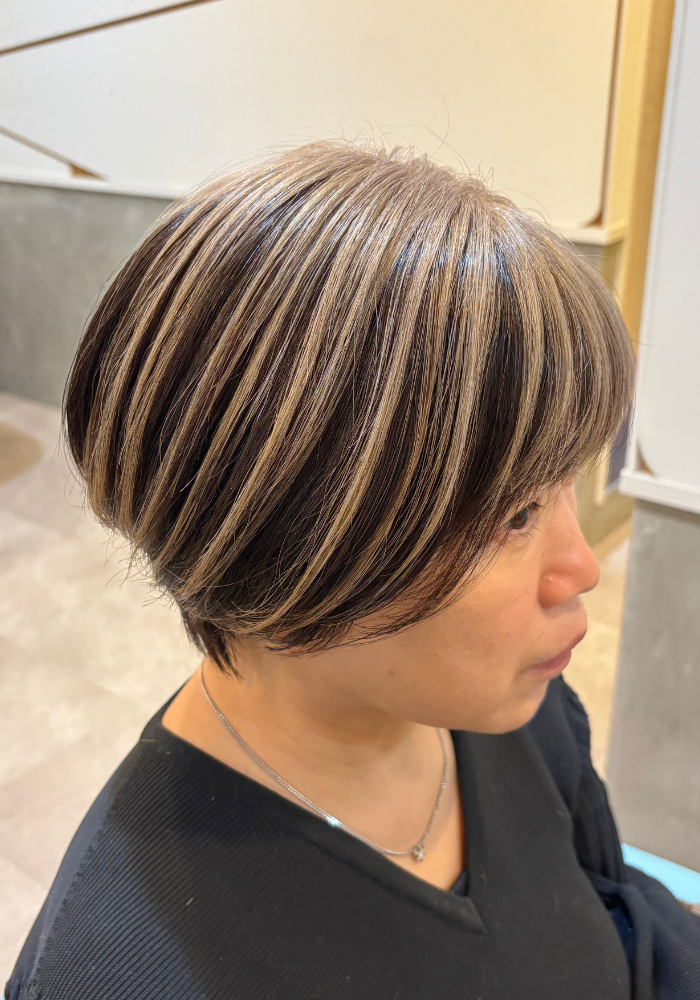 白髪ぼかし　三鷹