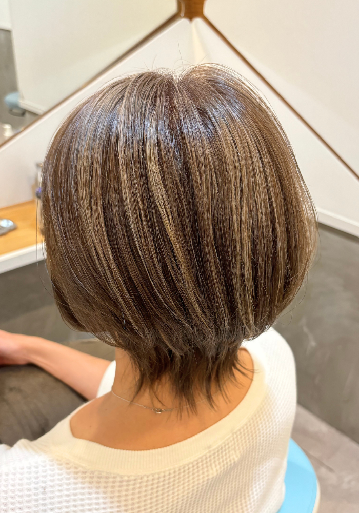 白髪ぼかし　三鷹