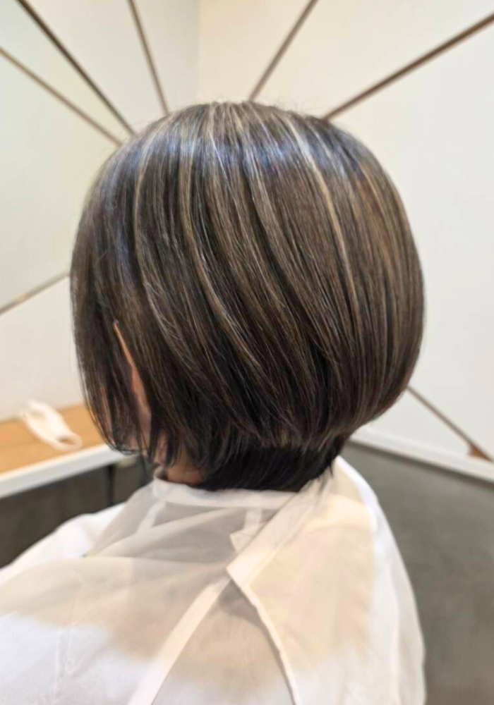 白髪ぼかし　三鷹