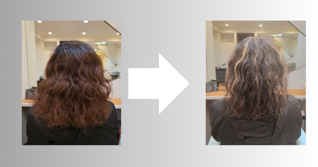 白髪ぼかし　三鷹