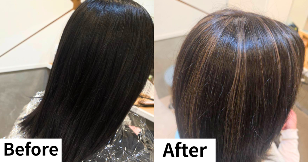 白髪ぼかし　三鷹