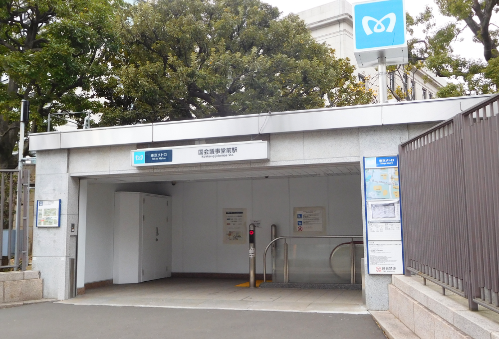 白髪ぼかし　国会議事堂前