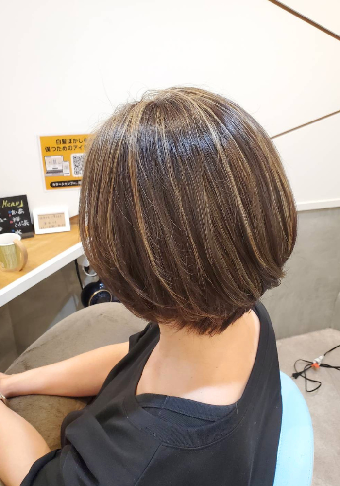 白髪ぼかし　三鷹